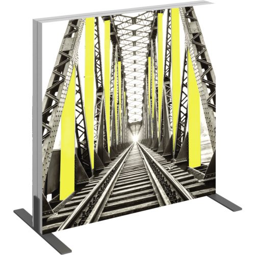 LED 36" x 35" Edge SEG Fabric Banner Display - Square