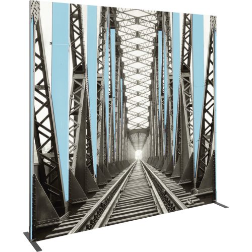 8ft Edge SEG Fabric Backwall Display - Square