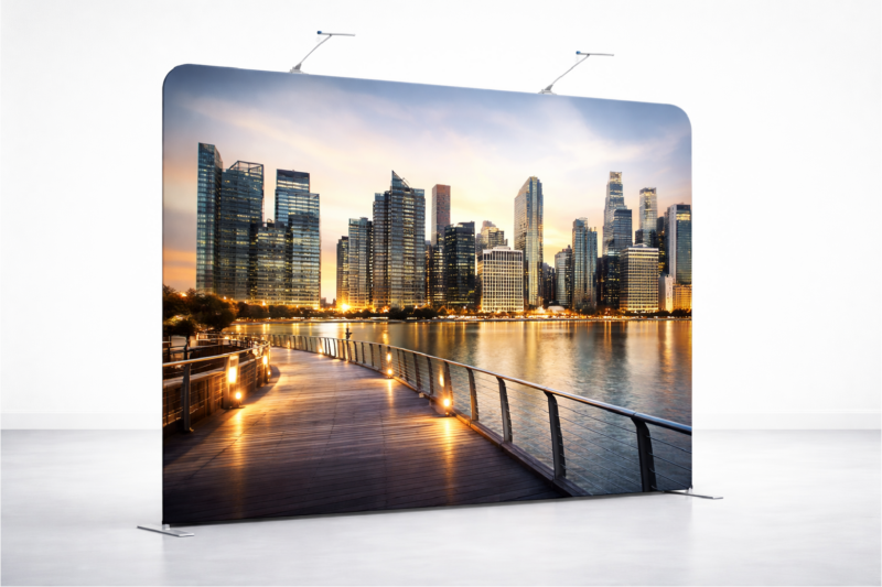 Straight Tension Fabric Display
