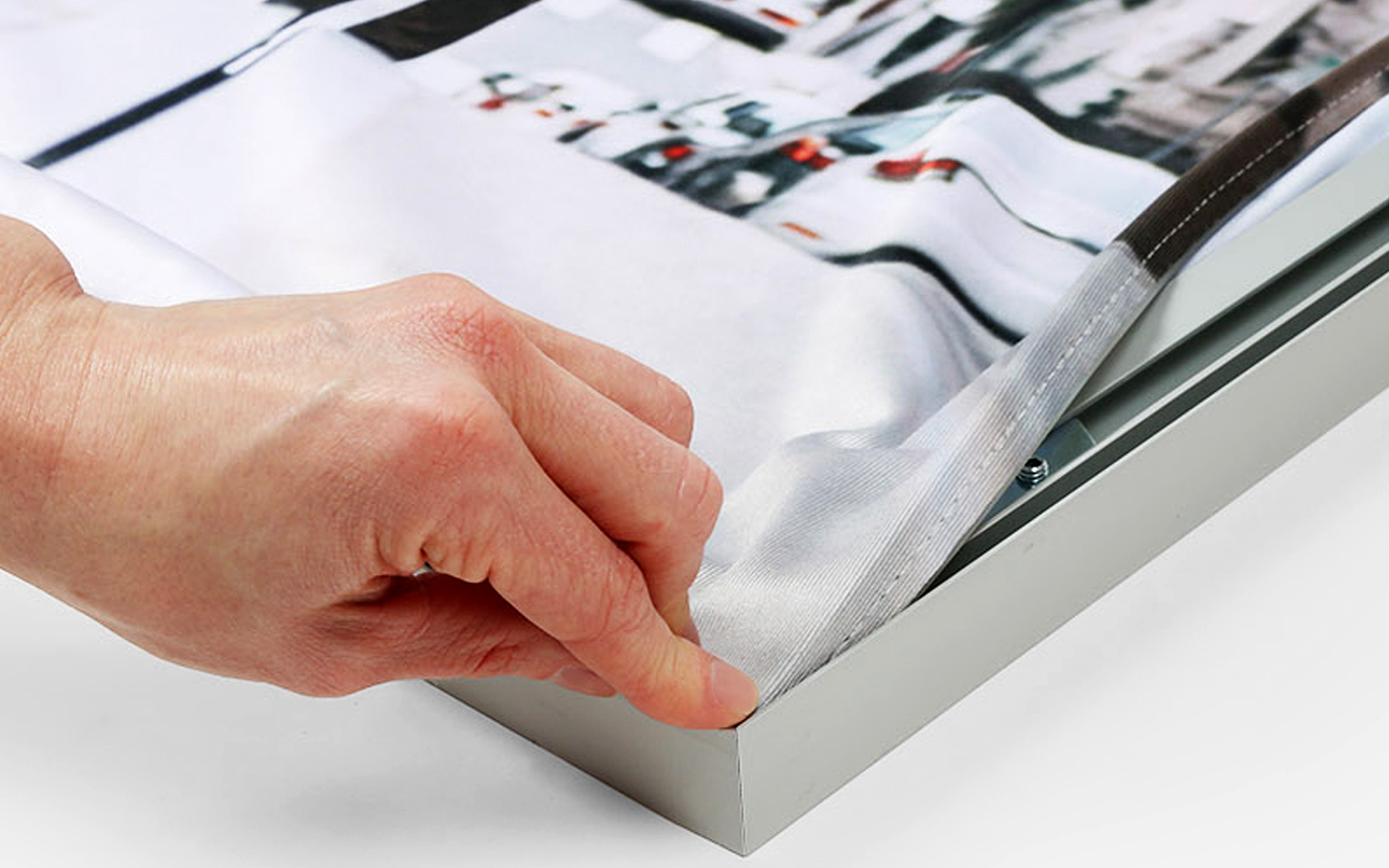lightbox fabric graphic print SEG