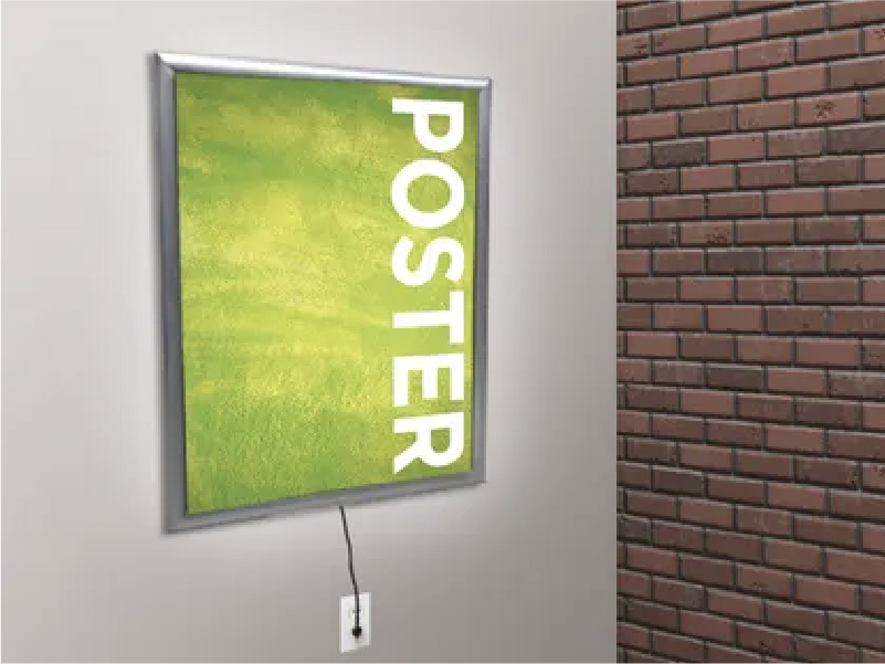 wall-mounted-poster-frame-display